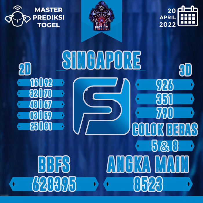 Master prediksi sgp jitu terpercaya hari ini